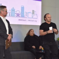 Scott speaking at MKETech